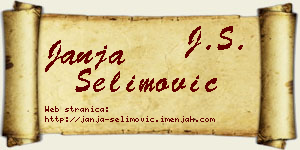 Janja Selimović vizit kartica
